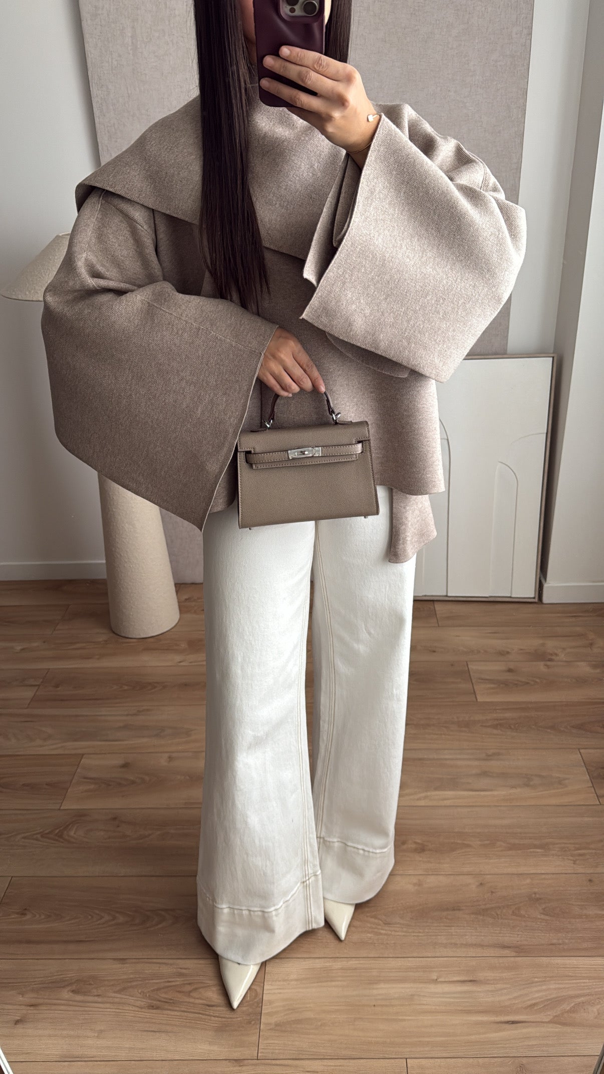Cape longue [taupe]