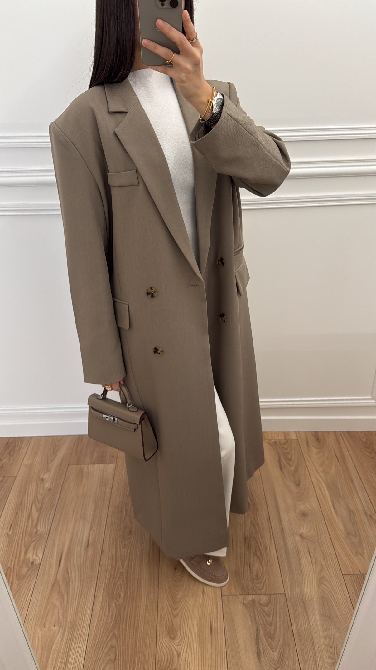 Long blazer coat