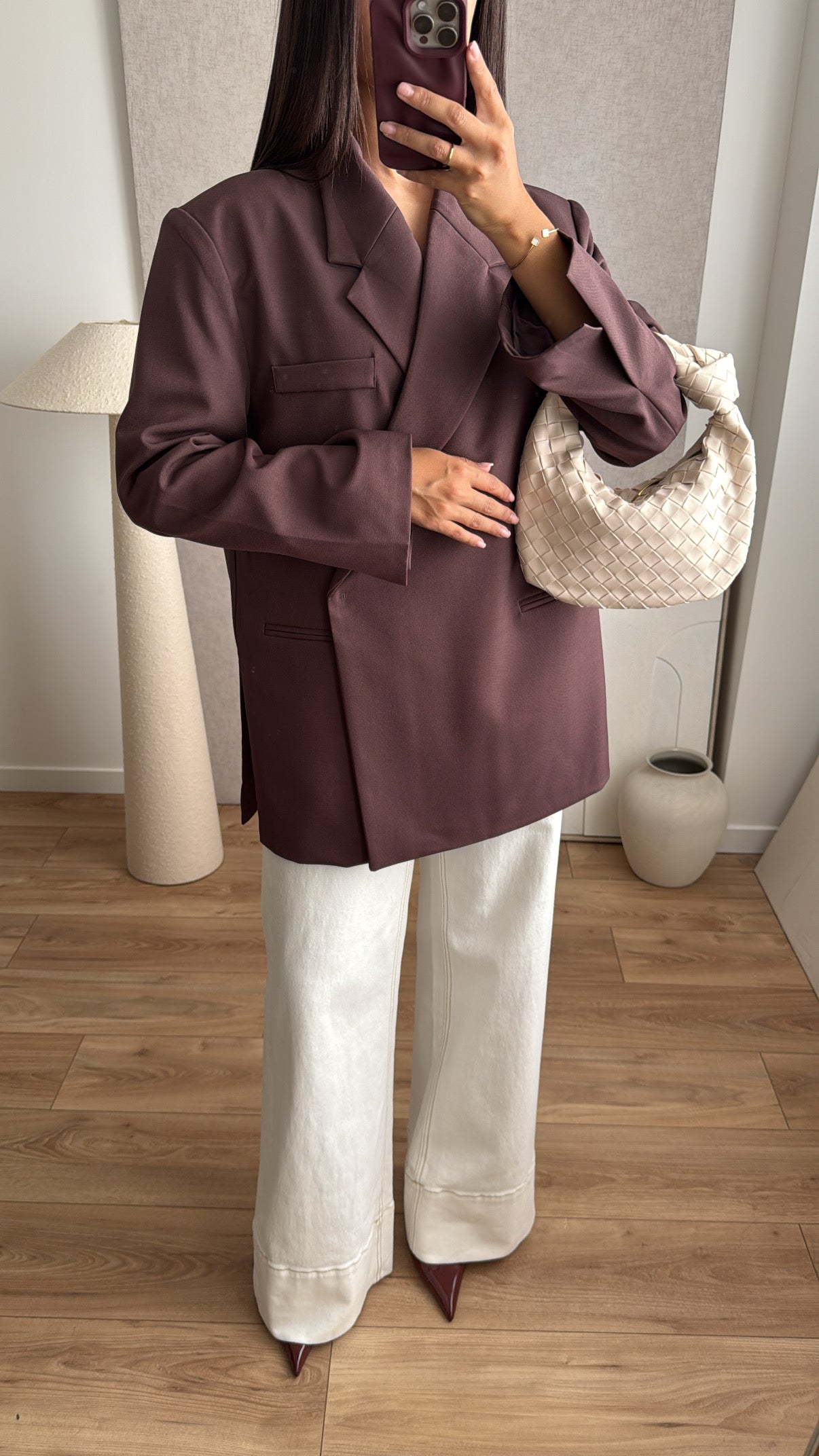 Oversized Blazer 03 [PLUM]
