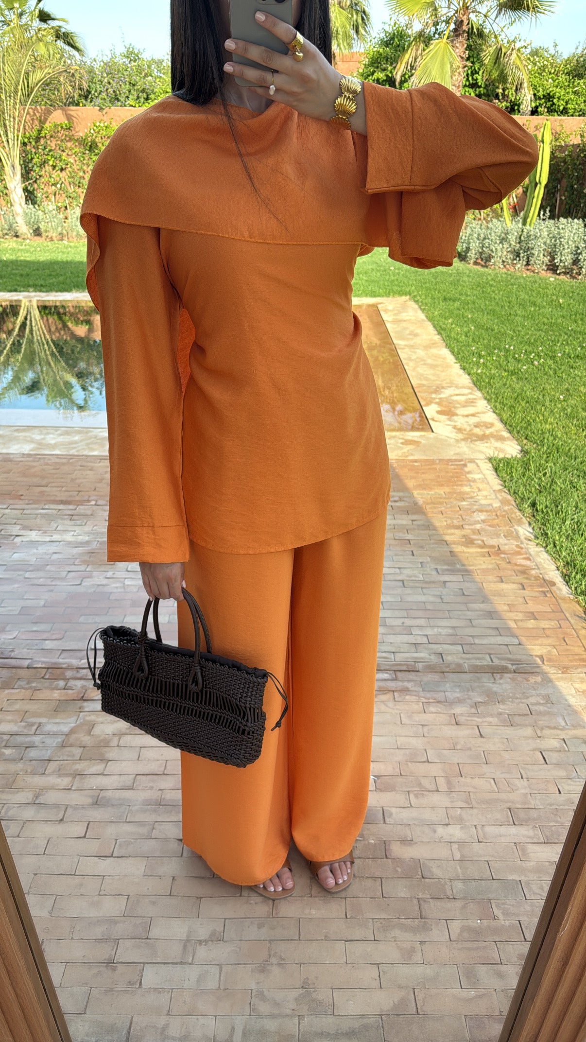 Ensemble fluide KAMAE [ orange ]