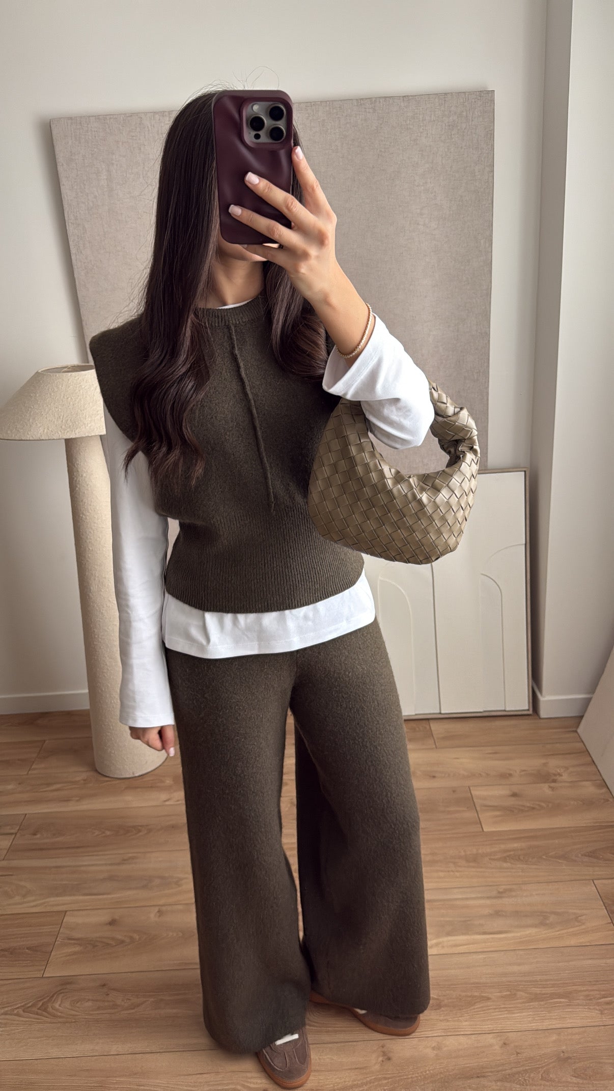 Ensemble sans manches [kaki]