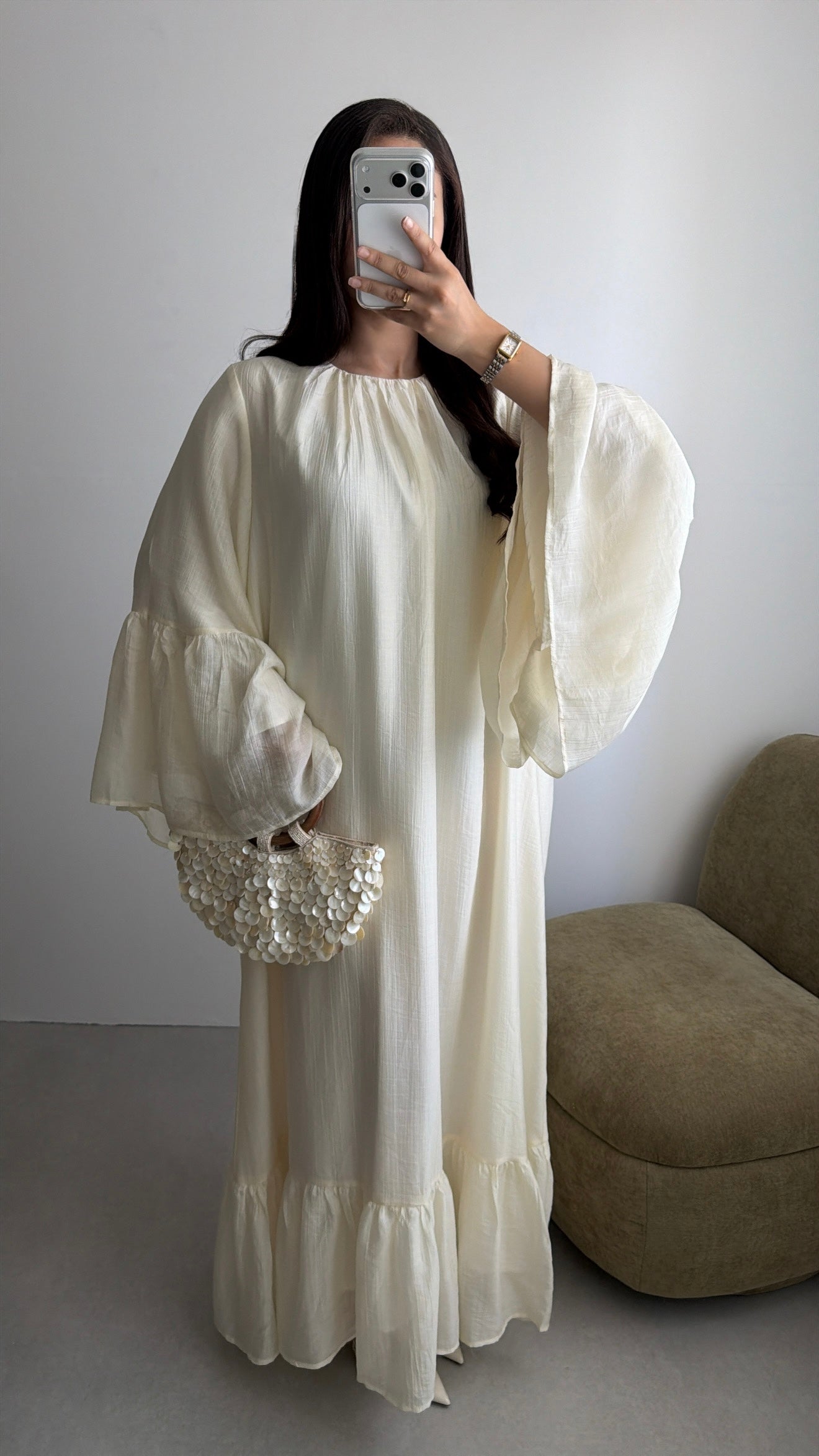 Robe longue AMBER [écru]