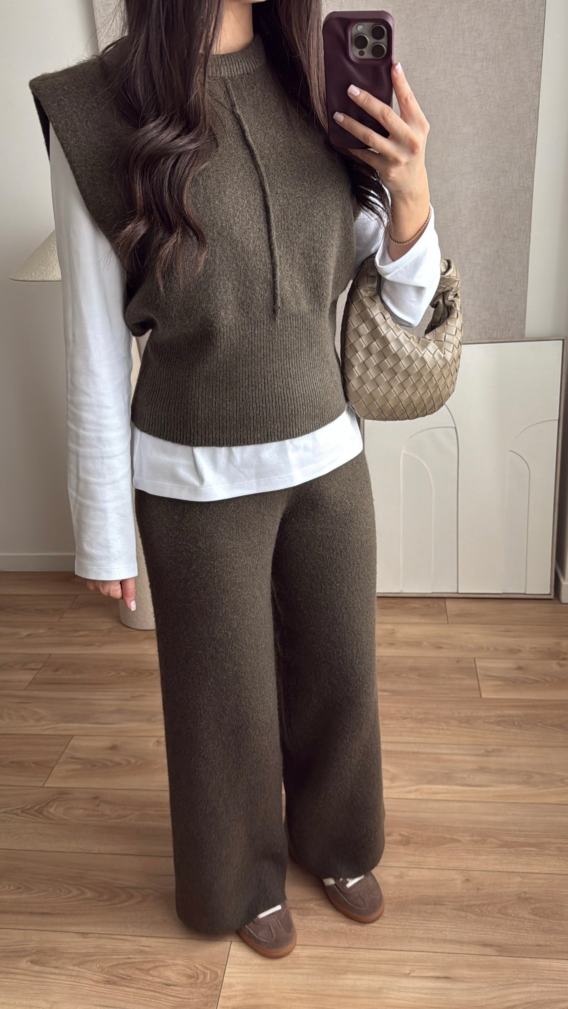 Ensemble sans manches [kaki]