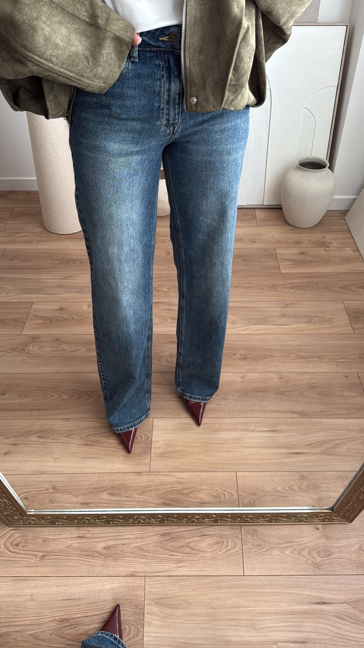 Jean wide leg [vieux bleu]