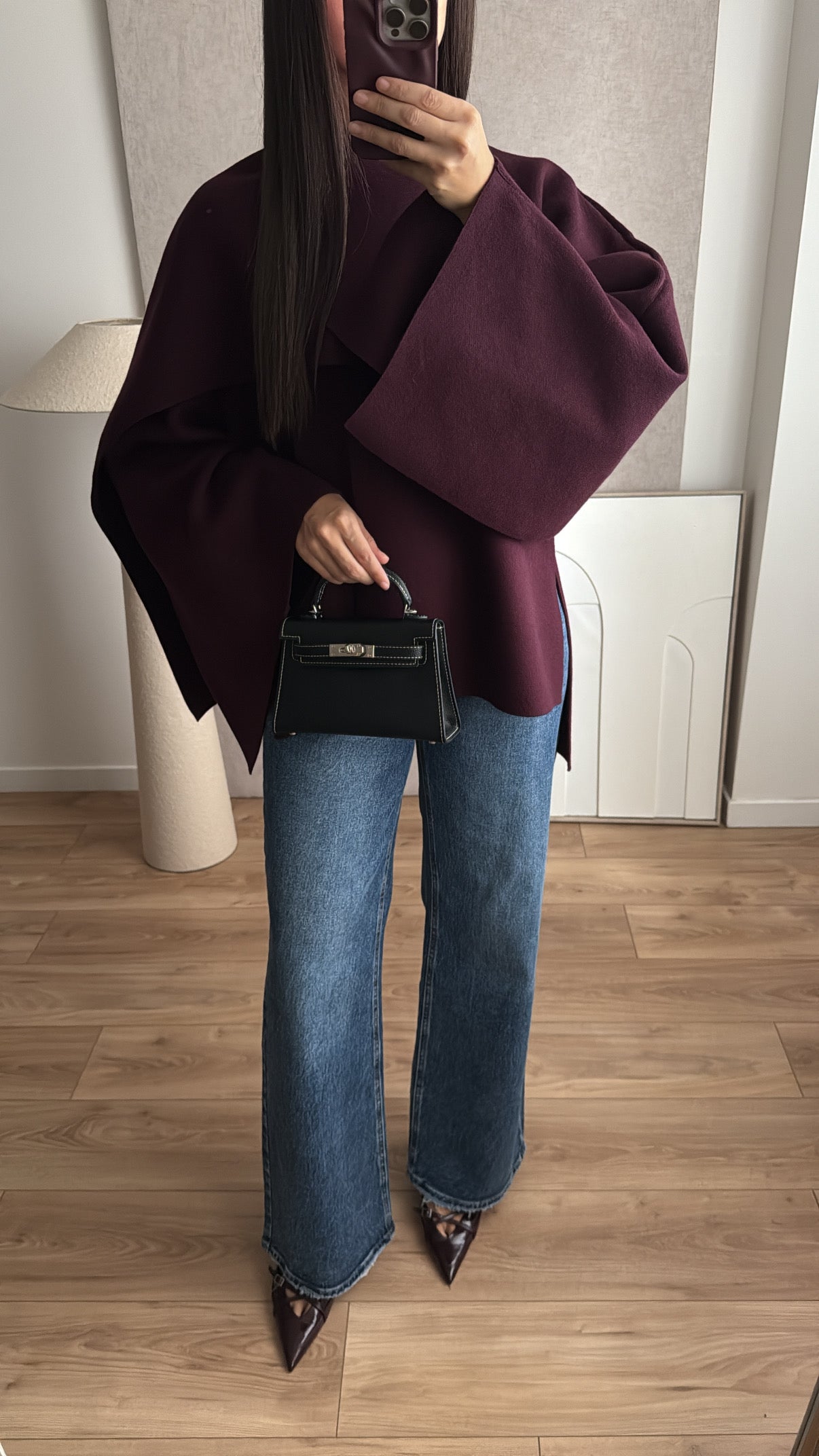 Cape longue [burgundy]
