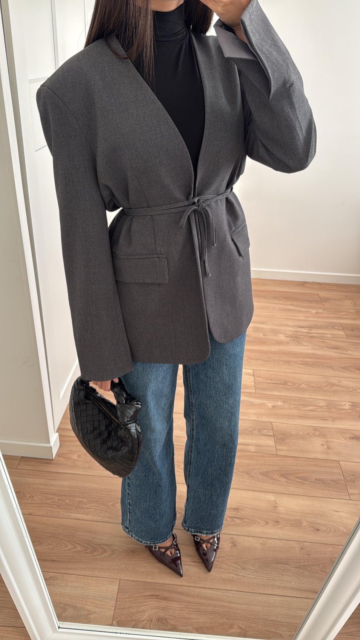 Blazer NILA [ gris chiné ]