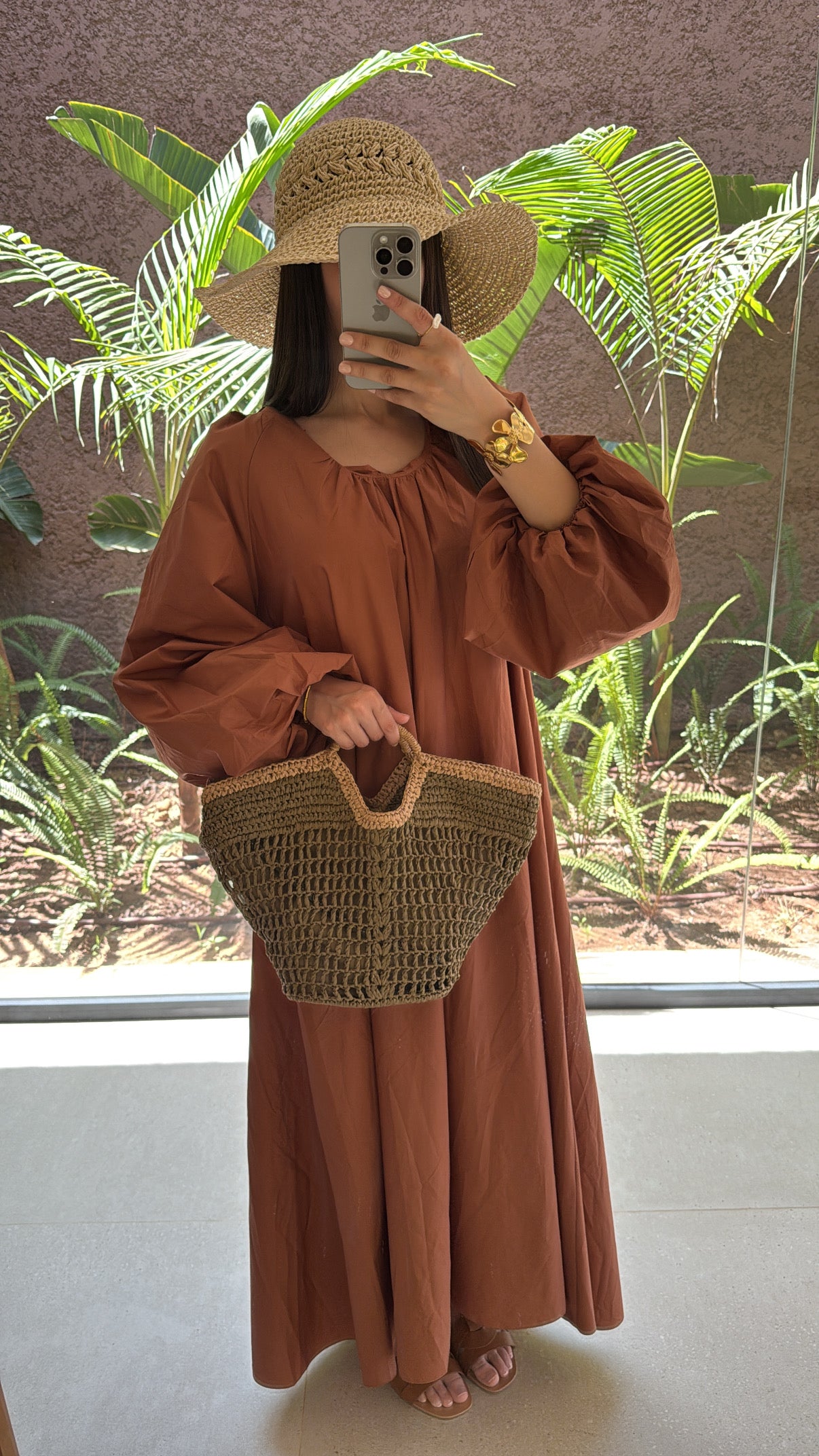 Robe bouffante COCCIO [terracotta]