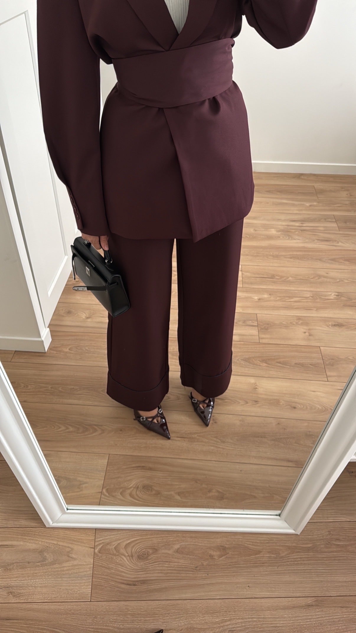 Pantalon MIRA [ bordeaux ]