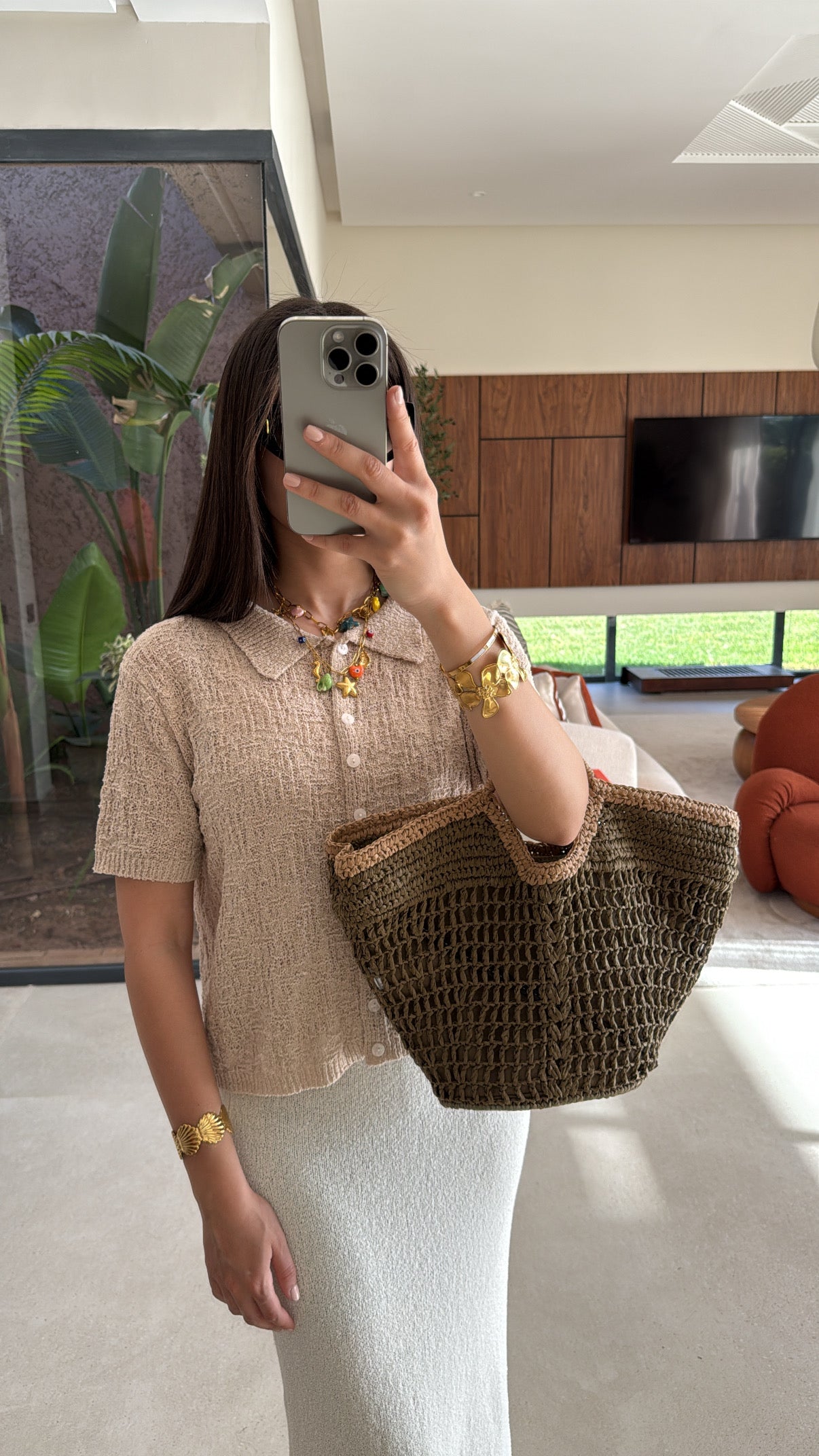 Top tricot [beige]