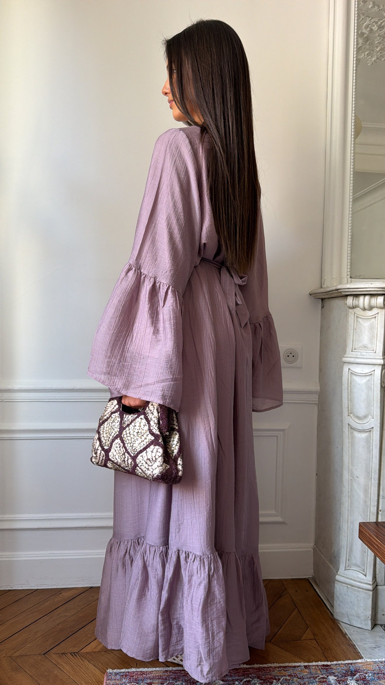 Robe longue AMBER [prune]
