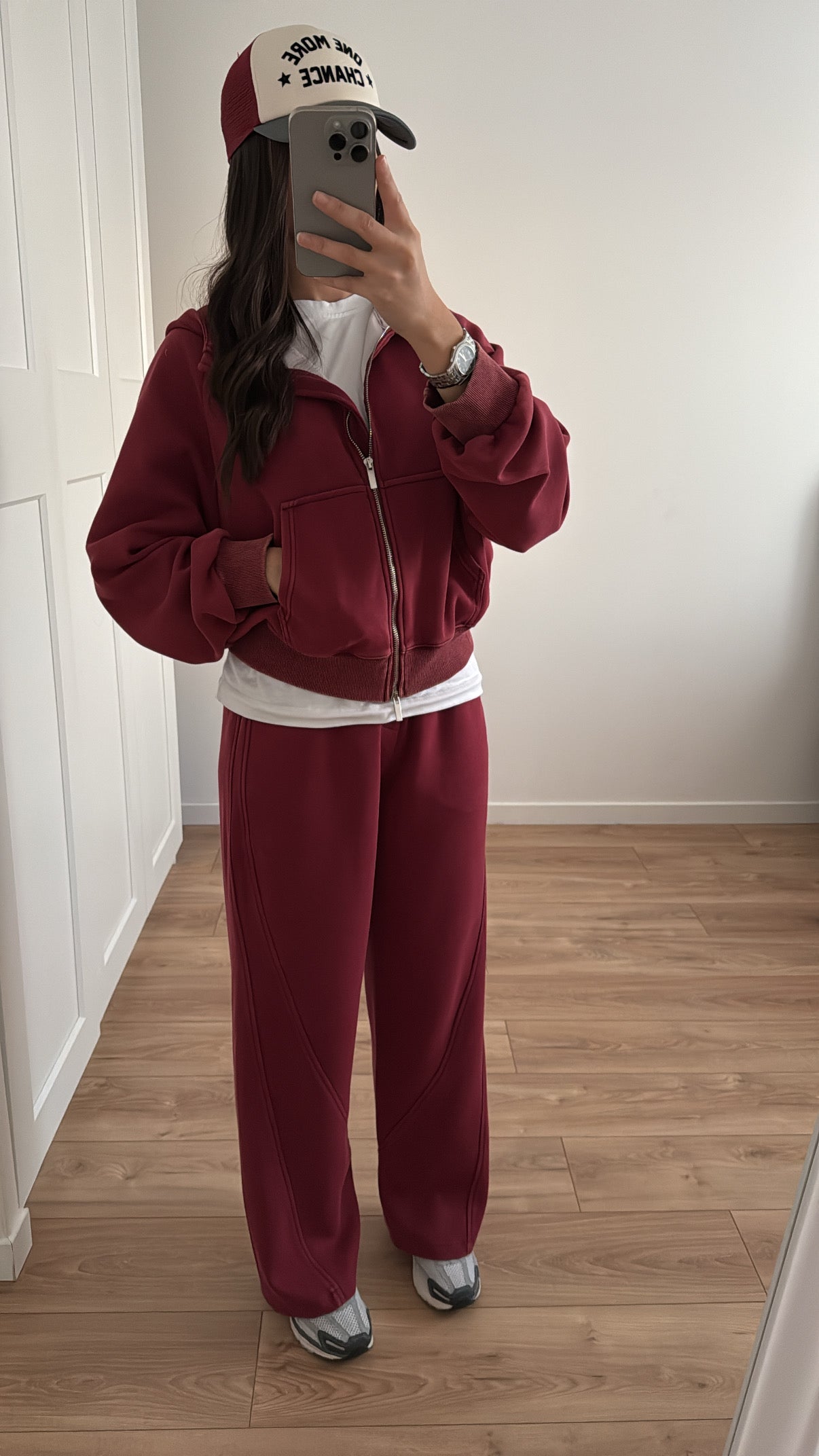 Sportswear set [burgundy]