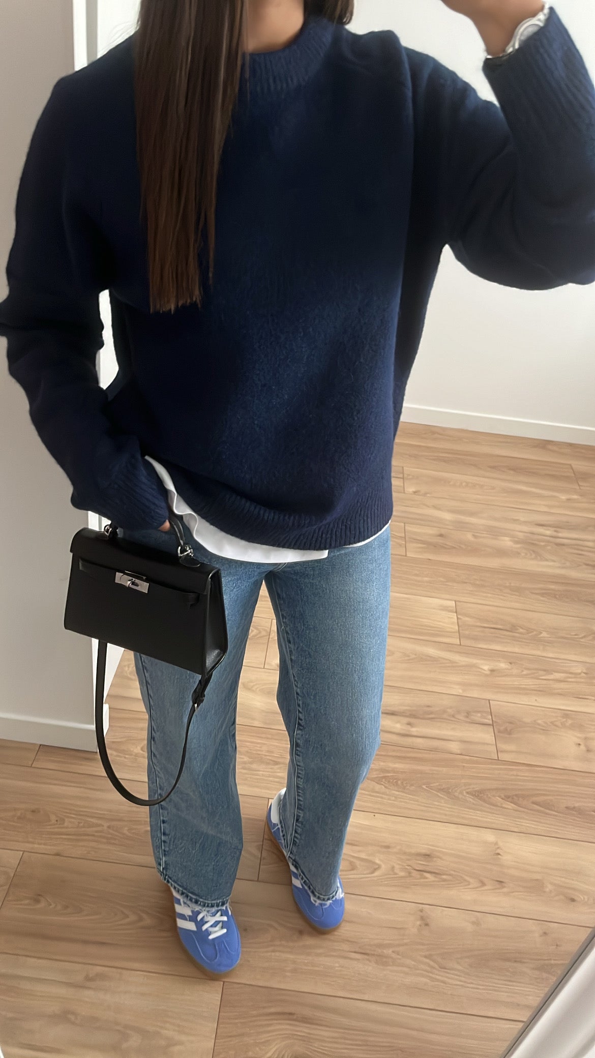 Pull basic [ bleu marine ]