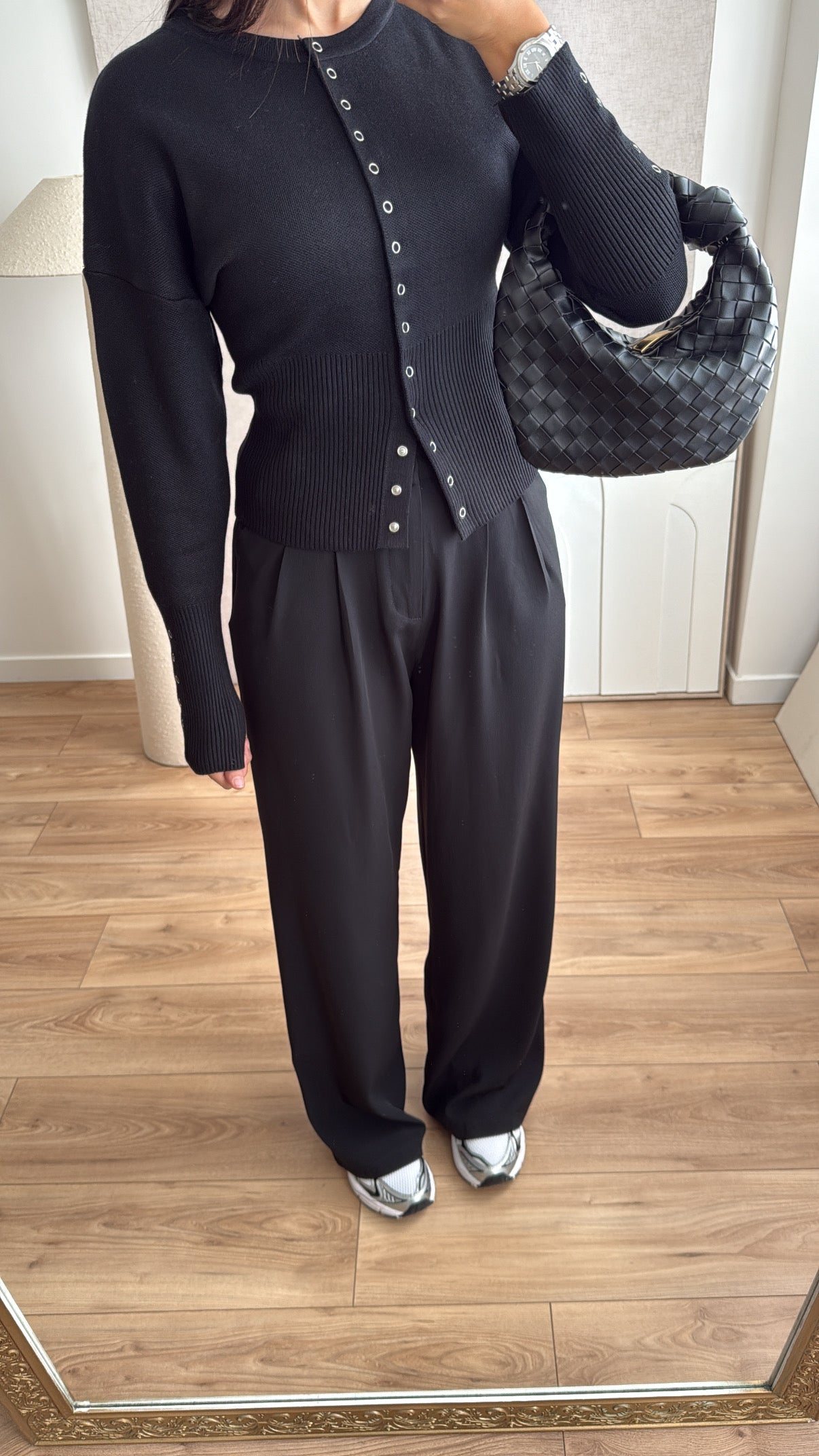 Cardigan cintré [noir]