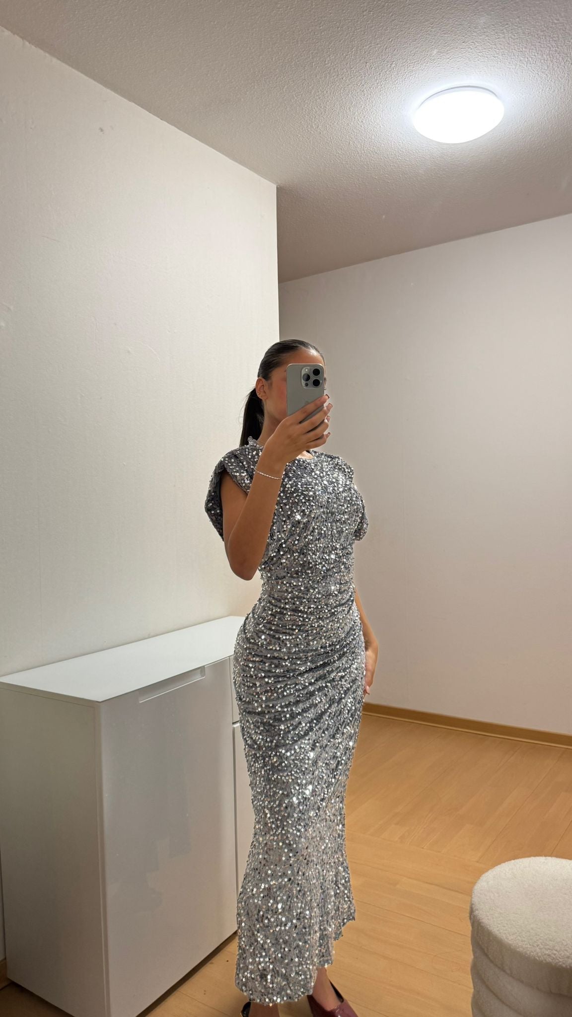 Sequin dresses [silver]