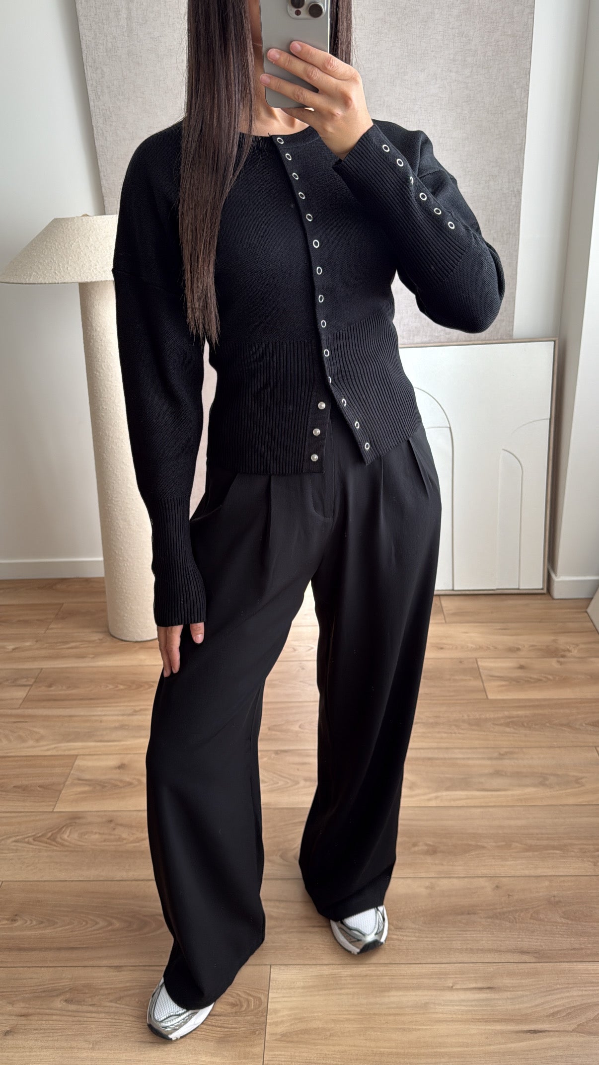 Cardigan cintré [noir]