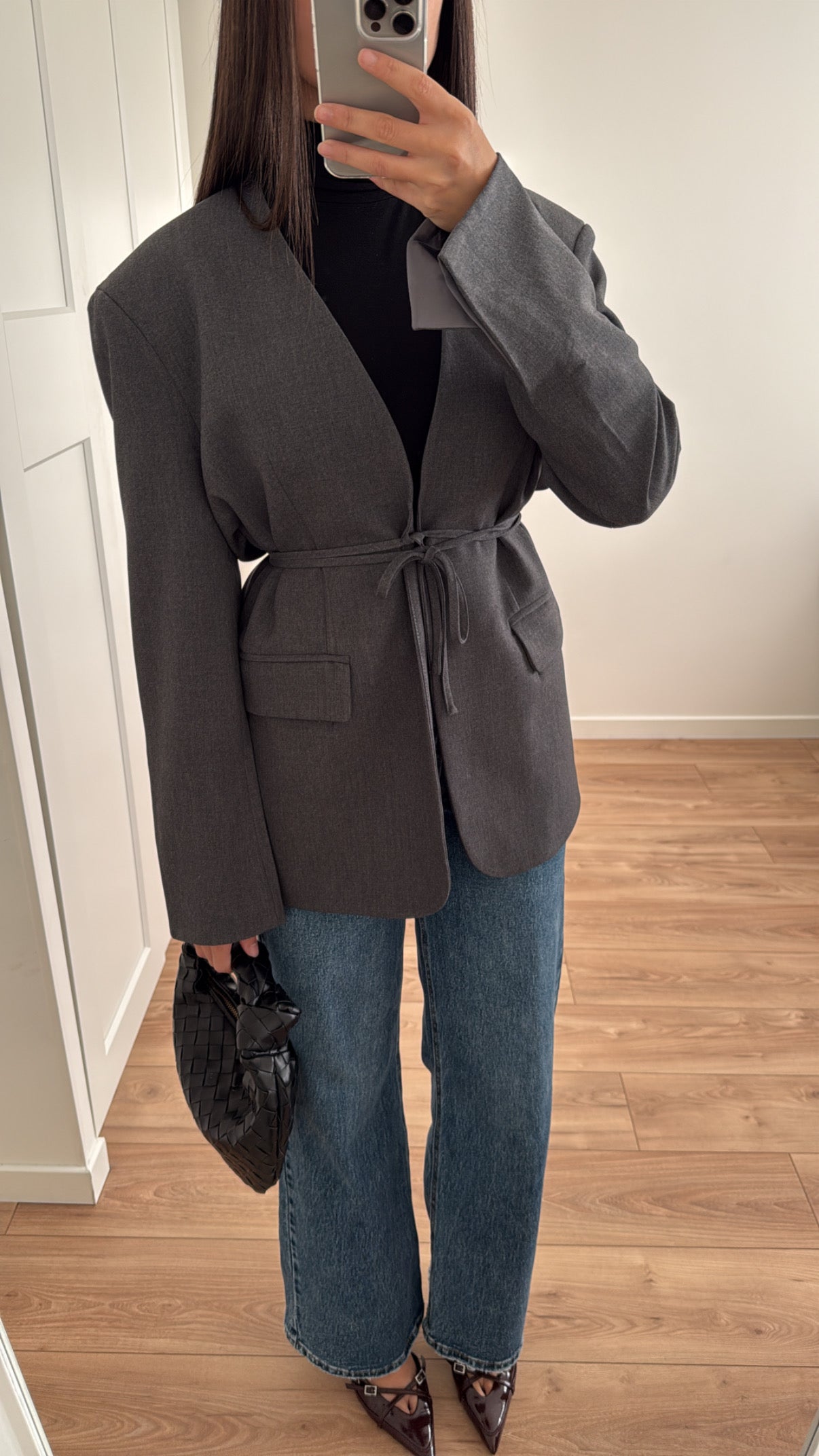 Blazer NILA [ gris chiné ]