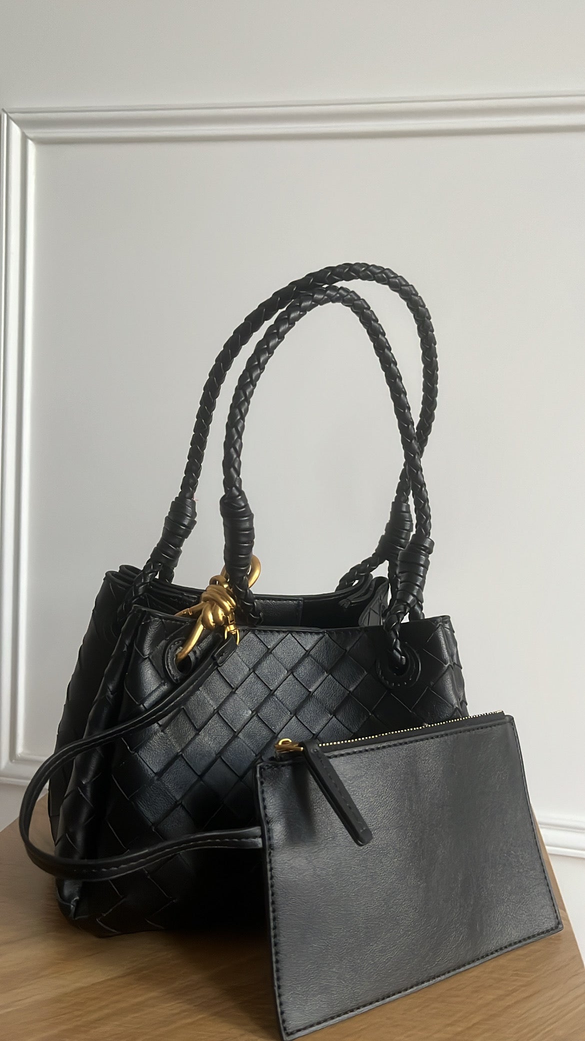 Sac torsadé [ noir ]