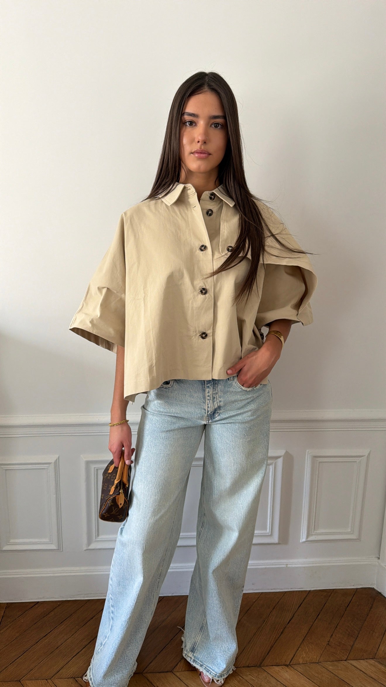 Chemise trench loose