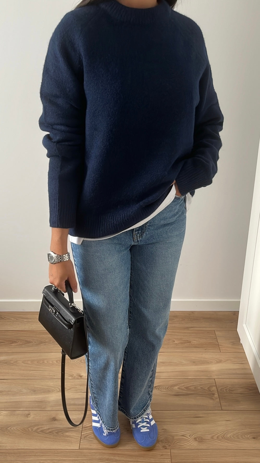 Pull basic [ bleu marine ]