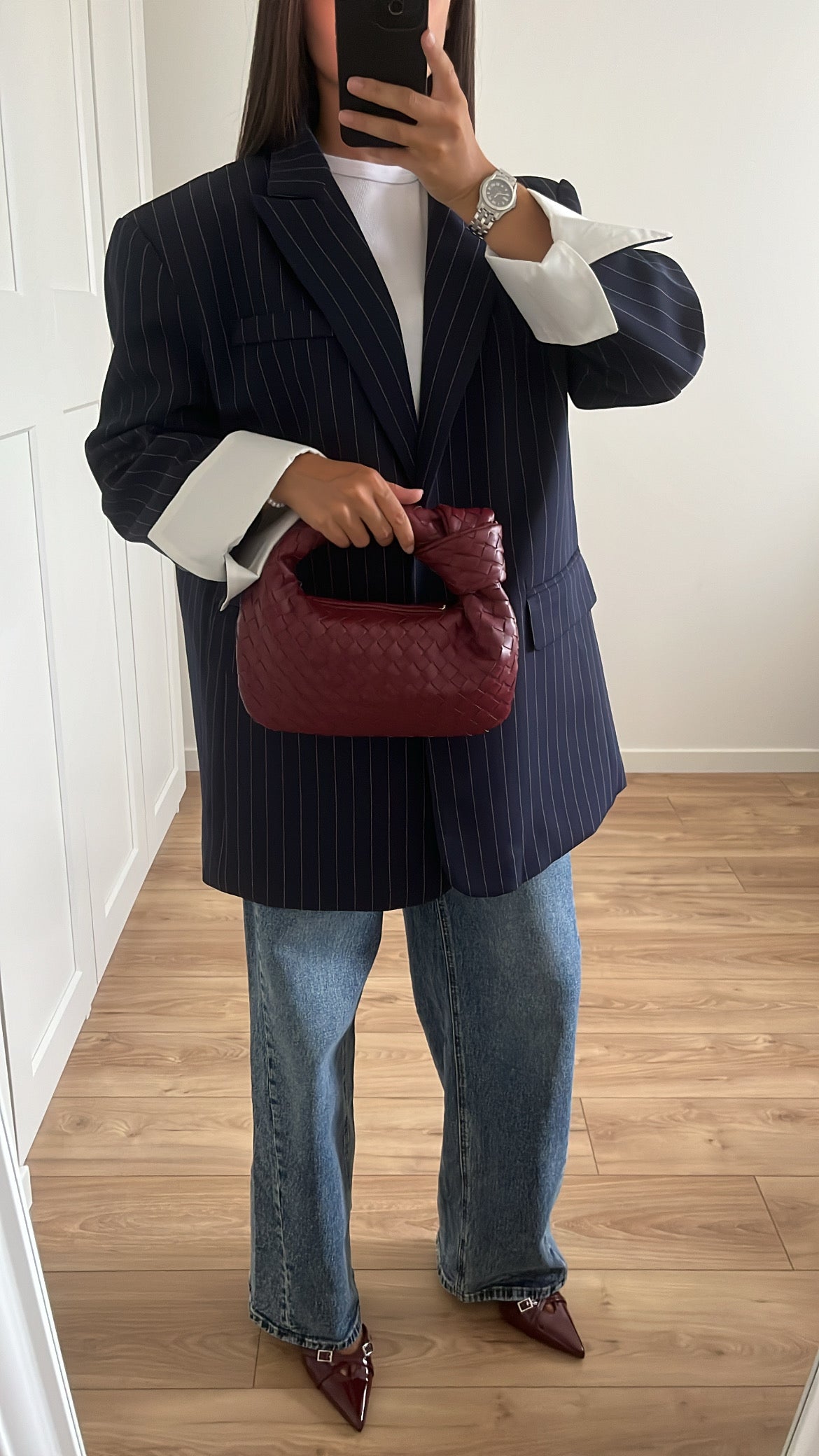 Blazer extra oversize [ bleu marine ]