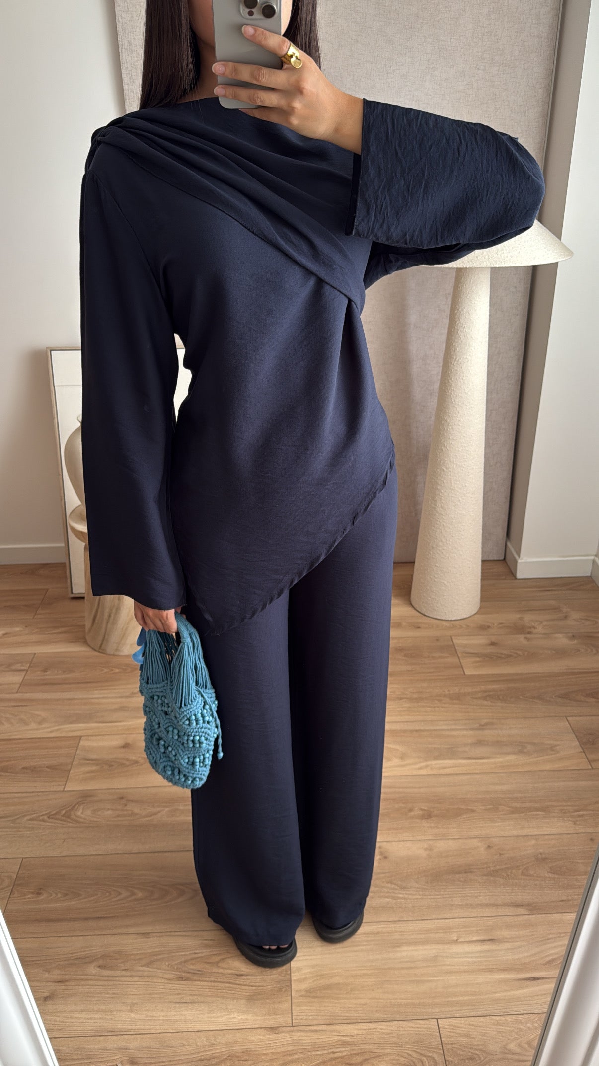 TIA Flowy Set [navy blue]