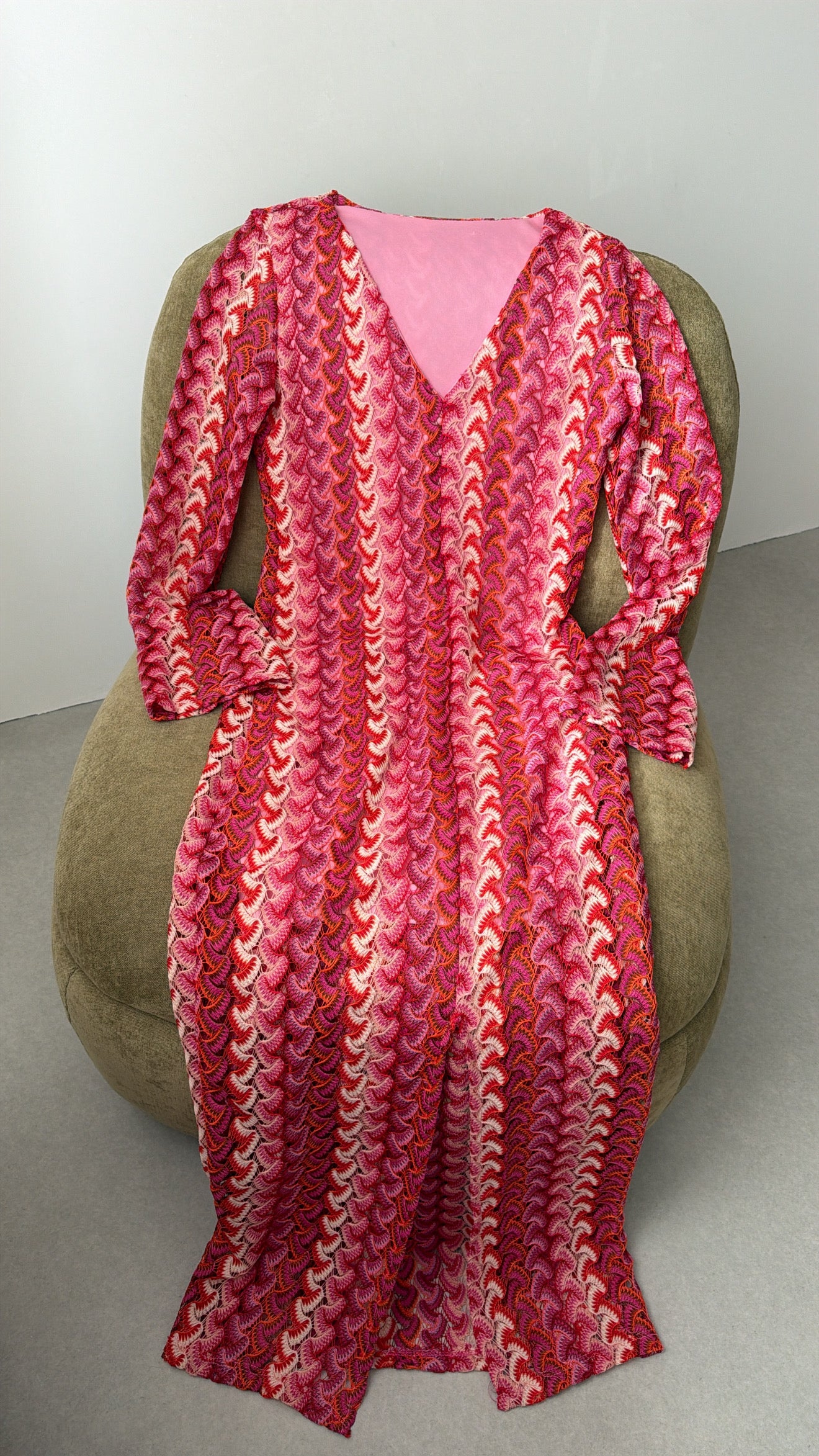 Robe en crochet [rose]